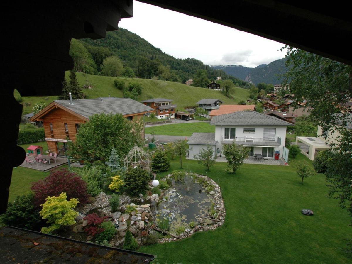 Pristine Home In A Charming Village Large Grassy Sunbathing Area View Of The M Nch And Jungfrau Wilderswil Esterno foto